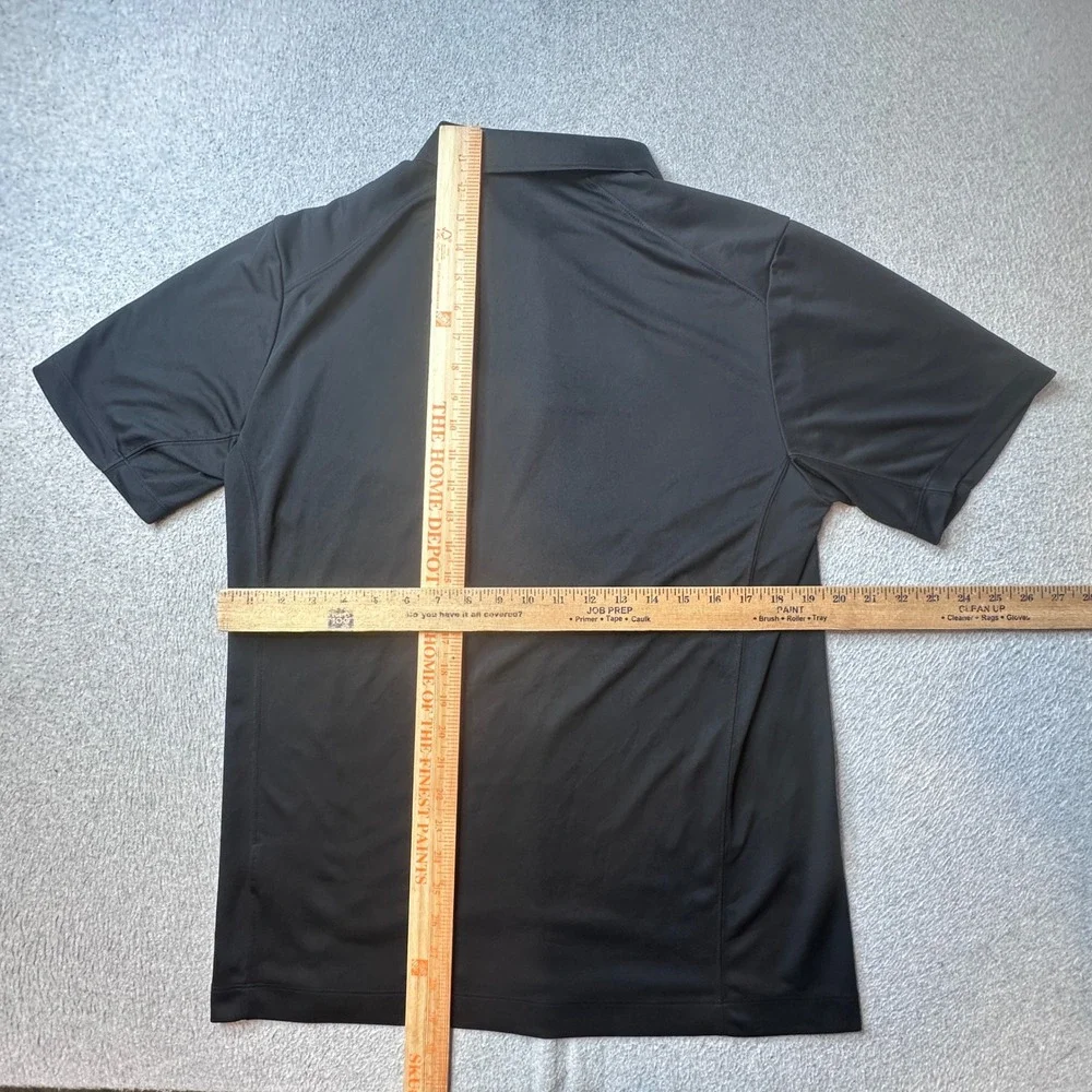 Nike Polo Shirt Mens M Black Tour Performance Dri-FIT Golf 509167-010 S/S